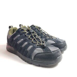 ANODYNE Mens 10.5XW No. 44 Trail Walker Black & Gray Leather/Mesh